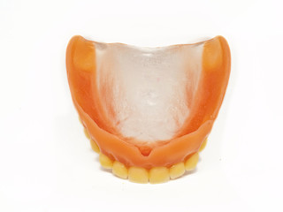  Upper semi plastic or artificial prosthesis dental