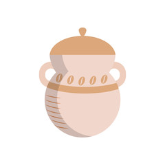 Isolated sugar jar flat style icon vector design