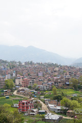 aerial view of the city