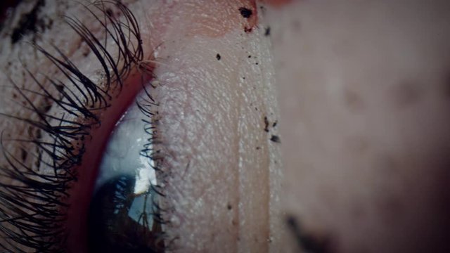 4k Dead Human Body Cadaver Laying Killed in Blood