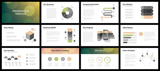 Business presentation templates