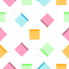 Colorful Square Notes Pastel Pattern