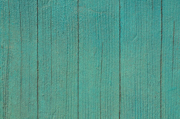 Turquoise or aqua menthe wooden texture or background. Space for text