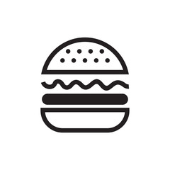Obraz premium HAMBURGER ICON , BURGER ICON