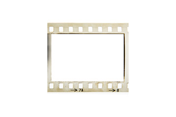 (35 mm.)Vintage film frame.With white space.film camera. - obrazy, fototapety, plakaty