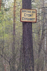 closed area in the forest