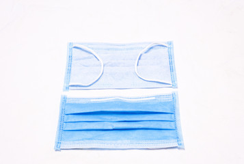 Blue surgical mask Used for prevention of post-screening patients during surgery or to prevent germs during examination. And the general public wears dustproof