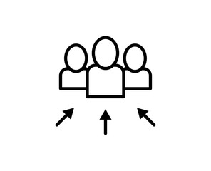 Marketing line icon