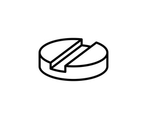 Pills flat icon