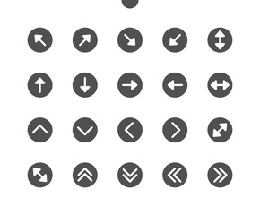 Arrows v2 UI Pixel Perfect Well-crafted Vector Solid Icons 48x48 Ready for 24x24 Grid for Web Graphics and Apps. Simple Minimal Pictogram