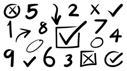 Arrow hand drawn, Arrow doodle ,Arrow sketch vector set. 