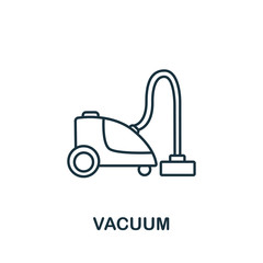Vacuum icon from cleaning collection. Simple line element Vacuum symbol for templates, web design and infographics