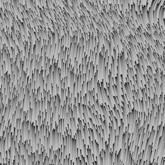 Abstract deformed greyscale flow - 3D rendering
