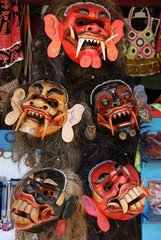 Traditional masks in Bali, Indonesia