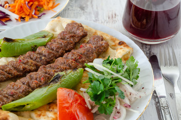 Turkish Traditional Adana Kebap