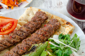 Turkish Traditional Adana Kebap