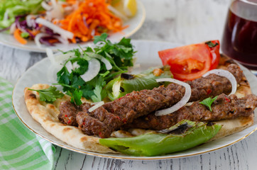 Turkish Traditional Adana Kebap