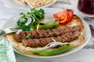 Turkish Traditional Adana Kebap