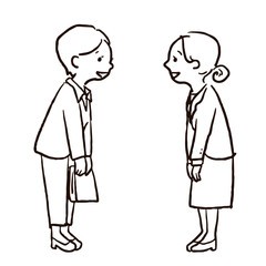 Illustration of a person bowing