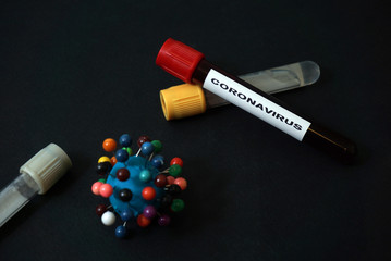 The concept of coronavirus or covid-19.