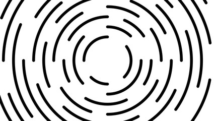 circle line black swirl burst on white background, swirl circle art line spiral shape, cycle spiral shape for technology concept, ripple lines graphic circle round, wave line twist and motion effect