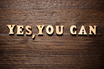 Fototapeta premium Yes, you can