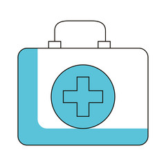 Fototapeta premium first aid kit isolated icon vector illustration design