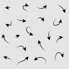 set of arrows. set of arrows.arrows for infographic