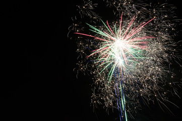 colorful fireworks