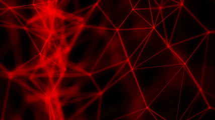 Technology modern dynamic plasma energy futuristic virtual technology background,  digitally generated image. 3D illustration
