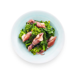 菜の花とホタルイカの辛子和え