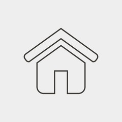 home icon vector illustration and symbol for website and graphic design