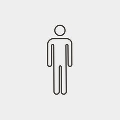male gender icon vector illustration and symbol for website and graphic design