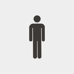 male gender icon vector illustration and symbol for website and graphic design