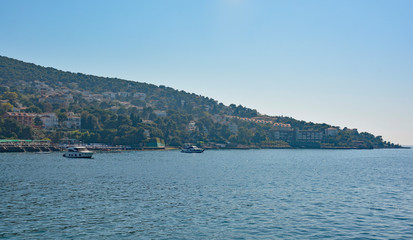 Buyukada, one of the Princes' Islands, also called Adalar, in the Sea of Marmara off the coast of Istanbul