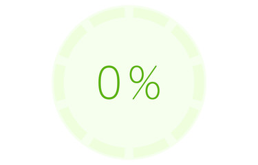 メモリゲージのついたグラフ、緑