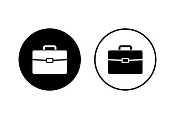 Briefcase icons set on white background. Briefcase vector icon