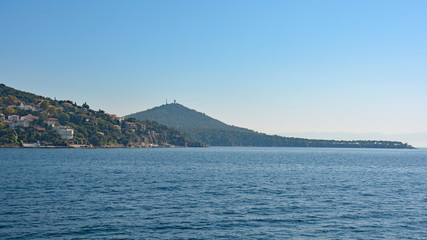 Buyukada, one of the Princes' Islands, also called Adalar, in the Sea of Marmara off the coast of Istanbul