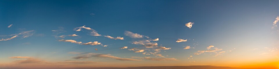 Fantastic clouds at sunrise