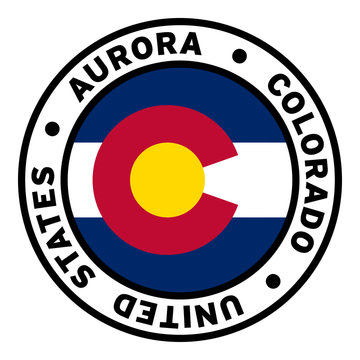 recommend clip art: Round Aurora Colorado United States Flag Clipart