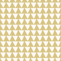 Vector Golden triangles repeat pattern print background design