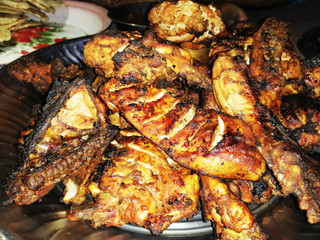 BBQ Chicken is very tasty food.
