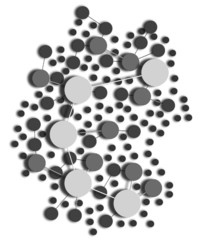 Deutschland mit Netzwerkverbindungen