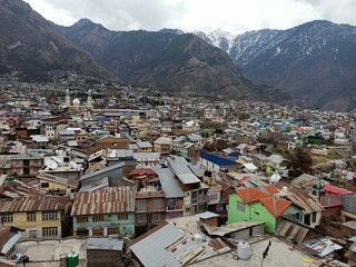 view of town