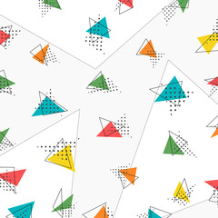Abstract triangle pattern artwork design background. illustration vector eps10