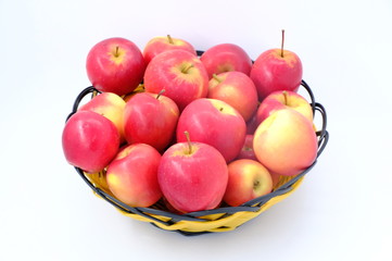 New Zealand apple on white background