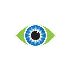 eye care logo template icon