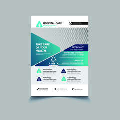 Medical flyer template 