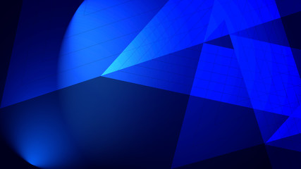 Abstract blue light and shade creative futuristic background. Vector illustration.