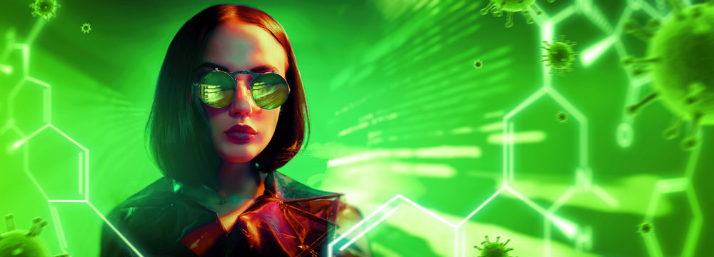 extravagant modern lady